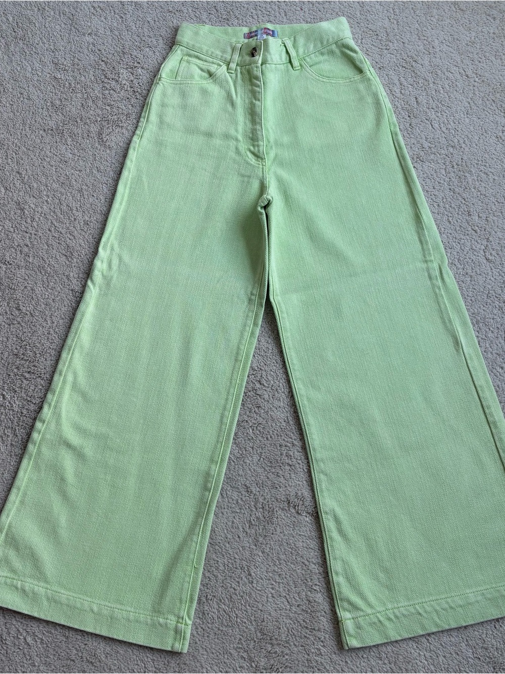 Urban Outfitters Wide Leg Green Jeans